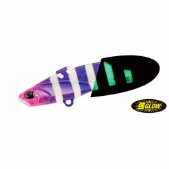 Beste Pirce 🌟 Produkter DUO Metal Garage Plate-Vib Tachiou Limited 20g – Indigo Magenta Zebra Glow ⭐